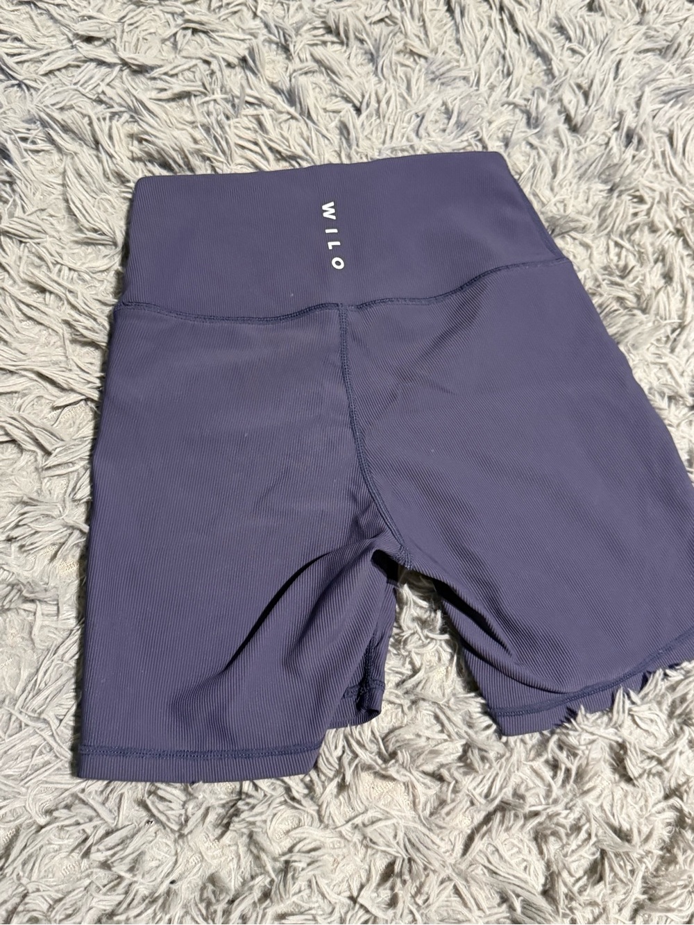 WILO High-Rise Ribbed Bike Shorts
